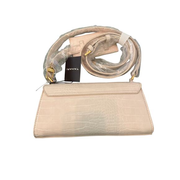 NWT Tahari Cream Crossbody and Change Purse Spring Natural - Picture 2 of 12